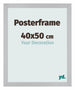 Cadre de affiche 40x50cm Argent MDF Parma Mesure | Yourdecoration.fr