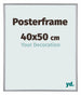 Cadre de affiche 40x50cm Argent Plastique Paris Mesure | Yourdecoration.fr