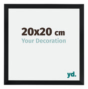 Catania MDF Cadre Photo 20x20cm Noir Mesure| Yourdecoration.fr