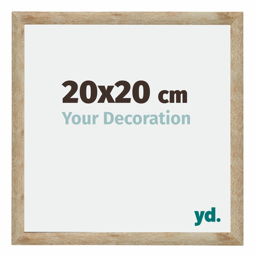 Catania MDF Cadre Photo 20x20cm Or Mesure| Yourdecoration.fr