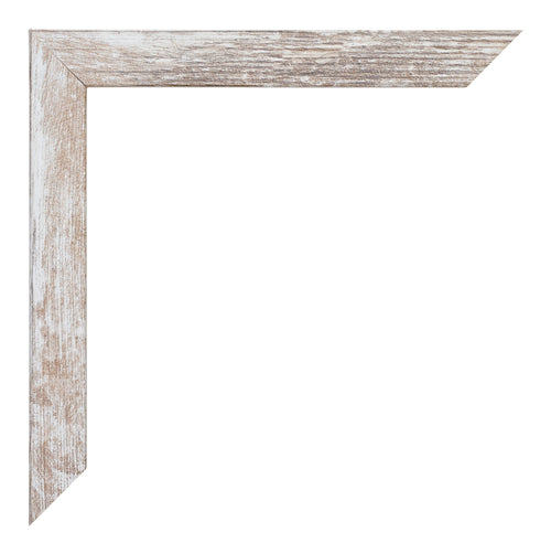 Catania MDF Cadre Photo 20x25cm White Wash Detail Coin| Yourdecoration.fr