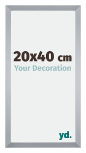 Catania MDF Cadre Photo 20x40cm Argent Mesure| Yourdecoration.fr