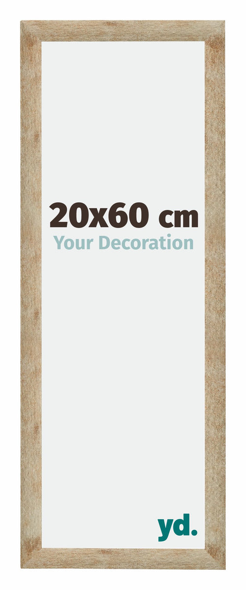 Catania MDF Cadre Photo 20x60cm Or Mesure| Yourdecoration.fr