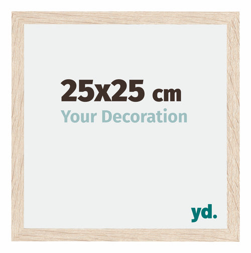 Catania MDF Cadre Photo 25x25cm Chene Mesure| Yourdecoration.fr