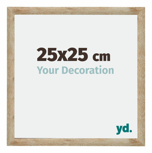 Catania MDF Cadre Photo 25x25cm Or Mesure| Yourdecoration.fr