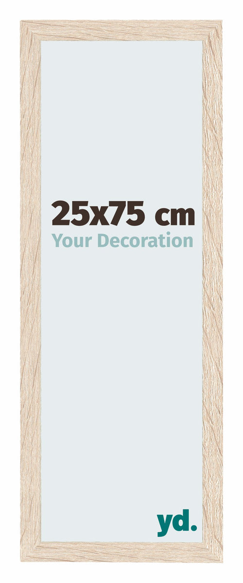 Catania MDF Cadre Photo 25x75cm Chene De Face Mesure | Yourdecoration.fr