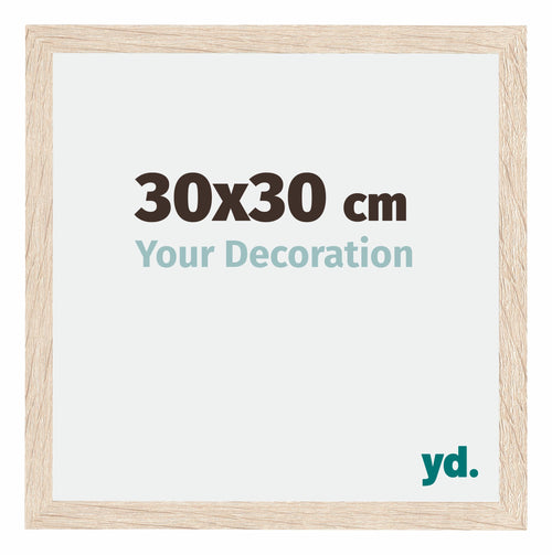 Catania MDF Cadre Photo 30x30cm Chene Mesure| Yourdecoration.fr