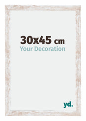 Catania MDF Cadre Photo 30x45cm White Wash Mesure| Yourdecoration.fr