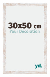 Catania MDF Cadre Photo 30x50cm White Wash Mesure| Yourdecoration.fr