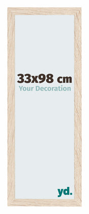 Catania MDF Cadre Photo 33x98cm Chene De Face Mesure | Yourdecoration.fr