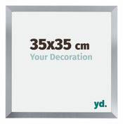 Catania MDF Cadre Photo 35x35cm Argent Mesure| Yourdecoration.fr