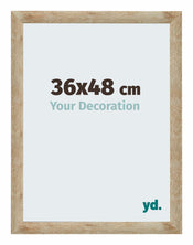 Catania MDF Cadre Photo 36x48cm Or De Face Mesure | Yourdecoration.fr