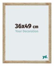 Catania MDF Cadre Photo 36x49cm Or De Face Mesure | Yourdecoration.fr