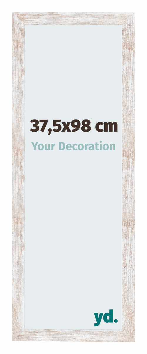 Catania MDF Cadre Photo 37 5x98cm Peinture a la chaux De Face Mesure | Yourdecoration.fr