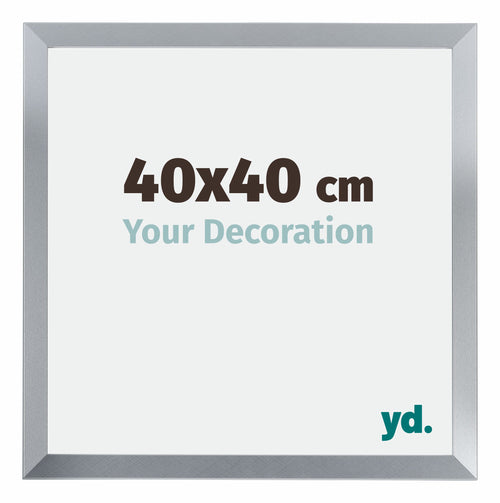 Catania MDF Cadre Photo 40x40cm Argent Mesure| Yourdecoration.fr