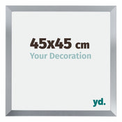 Catania MDF Cadre Photo 45x45cm Argent Mesure| Yourdecoration.fr