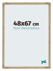 Catania MDF Cadre Photo 48x67cm Or De Face Mesure | Yourdecoration.fr