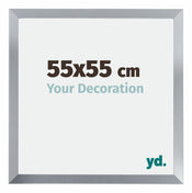 Catania MDF Cadre Photo 55x55cm Argent Mesure| Yourdecoration.fr