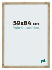 Catania MDF Cadre Photo 59x84cm Or De Face Mesure | Yourdecoration.fr