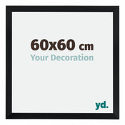 Catania MDF Cadre Photo 60x60cm Noir Mesure| Yourdecoration.fr