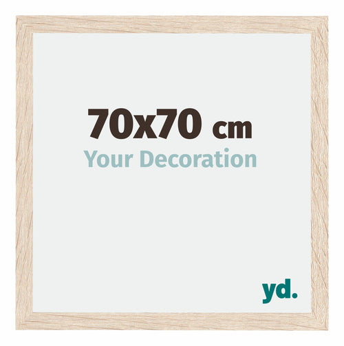 Catania MDF Cadre Photo 70x70cm Chene Mesure| Yourdecoration.fr