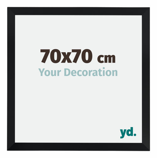 Catania MDF Cadre Photo 70x70cm Noir Mesure| Yourdecoration.fr