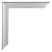 Como MDF Cadre Photo 18x24cm Argent Mat Coin | Yourdecoration.fr