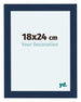 Como MDF Cadre Photo 18x24cm Bleu Fonce Patine De Face Mesure | Yourdecoration.fr