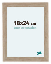 Como MDF Cadre Photo 18x24cm Chene Clair De Face Mesure | Yourdecoration.fr