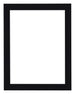 Como MDF Cadre Photo 18x24cm Noir Brillant De Face | Yourdecoration.fr