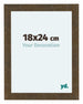 Como MDF Cadre Photo 18x24cm Or Antique De Face Mesure | Yourdecoration.fr