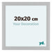 Como MDF Cadre Photo 20x20cm Blanc Mat De Face Mesure | Yourdecoration.fr