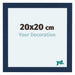 Como MDF Cadre Photo 20x20cm Bleu Fonce Patine De Face Mesure | Yourdecoration.fr