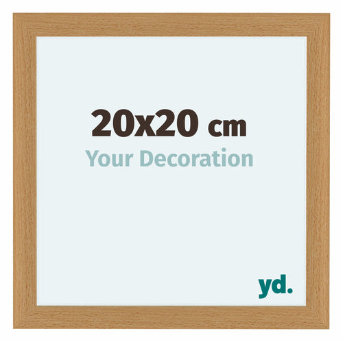 Como MDF Cadre Photo 20x20cm Hetre De Face Mesure | Yourdecoration.fr