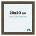 Como MDF Cadre Photo 20x20cm Or Antique De Face Mesure | Yourdecoration.fr