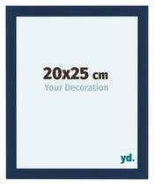 Como MDF Cadre Photo 20x25cm Bleu Fonce Patine De Face Mesure | Yourdecoration.fr