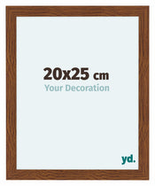 Como MDF Cadre Photo 20x25cm Chene Rustique De Face Mesure | Yourdecoration.fr