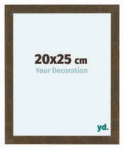 Como MDF Cadre Photo 20x25cm Or Antique De Face Mesure | Yourdecoration.fr