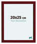 Como MDF Cadre Photo 20x25cm Vin Rouge Patine De Face Mesure | Yourdecoration.fr