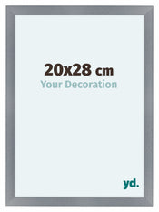 Como MDF Cadre Photo 20x28cm Aluminium Brosse De Face Mesure | Yourdecoration.fr