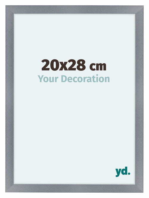 Como MDF Cadre Photo 20x28cm Aluminium Brosse De Face Mesure | Yourdecoration.fr