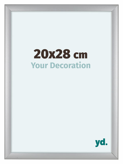 Como MDF Cadre Photo 20x28cm Argent Mat De Face Mesure | Yourdecoration.fr