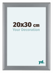 Como MDF Cadre Photo 20x30cm Argent Mat De Face Mesure | Yourdecoration.fr