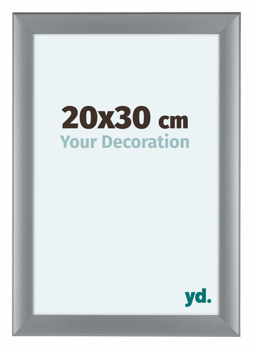 Como MDF Cadre Photo 20x30cm Argent Mat De Face Mesure | Yourdecoration.fr