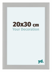 Como MDF Cadre Photo 20x30cm Blanc Grain de Bois De Face Mesure | Yourdecoration.fr