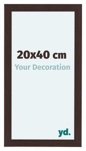 Como MDF Cadre Photo 20x40cm Chene Fonce De Face Mesure | Yourdecoration.fr