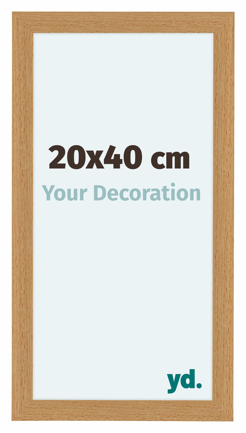 Como MDF Cadre Photo 20x40cm Hetre De Face Mesure | Yourdecoration.fr