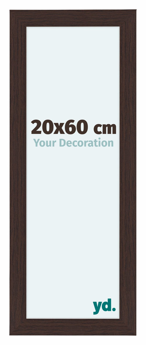 Como MDF Cadre Photo 20x60cm Chene Fonce De Face Mesure | Yourdecoration.fr