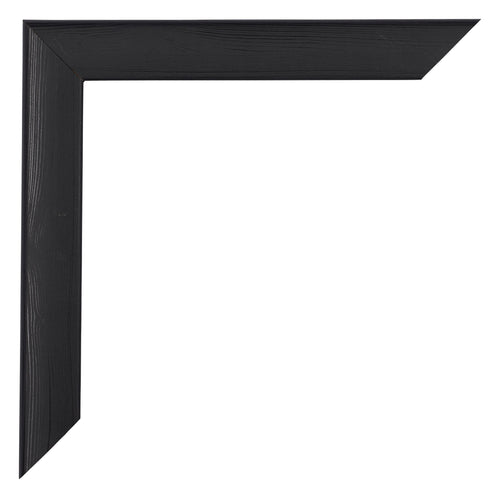 Como MDF Cadre Photo 20x60cm Noir Grain De Bois Coin | Yourdecoration.fr