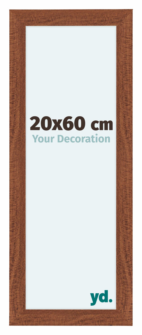 Como MDF Cadre Photo 20x60cm Noyer De Face Mesure | Yourdecoration.fr